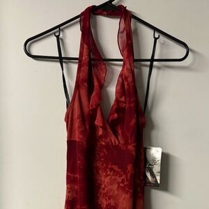 Y2K Vintage 2000's Rampage Halter Dress NWT